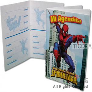 SPIDERMAN AGENDA MINI x 10